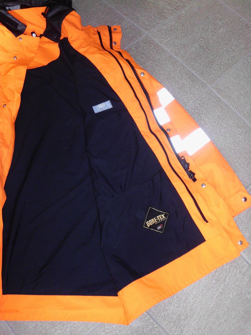 GORETEX reflexní bunda s odnímatelnou teplou bundou 2v1
