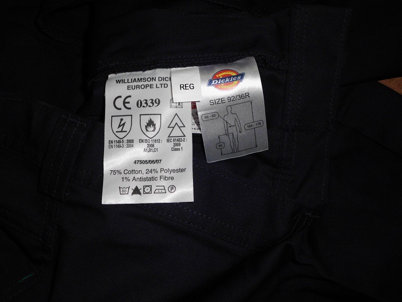 ochranné pracovní kalhoty DICKIES EN 11612