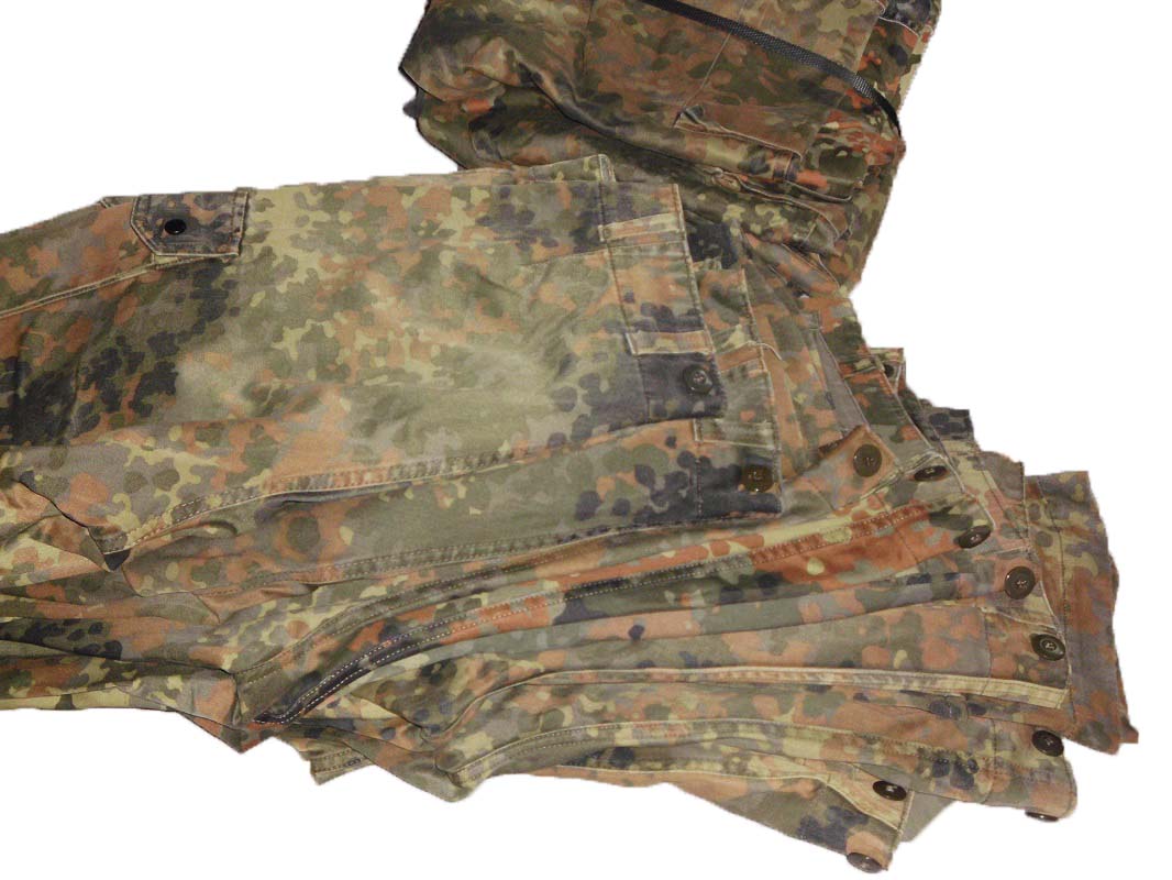 vojenské kalhoty bundeswehr Flecktarn