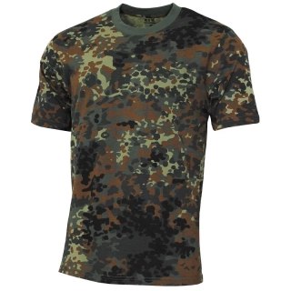 MFH dětské bavlněné triko flecktarn 